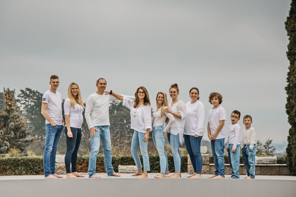 @Anna Dušáková, skupinové rodinné focení u vás doma