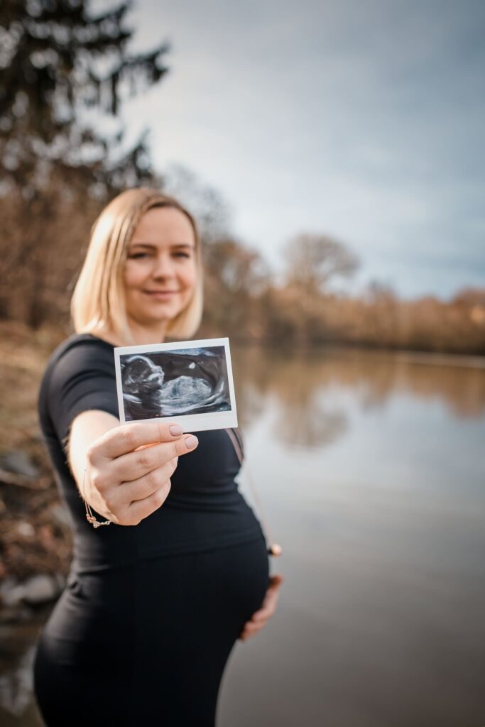 @Anna Dušáková, zimní těhotenské focení